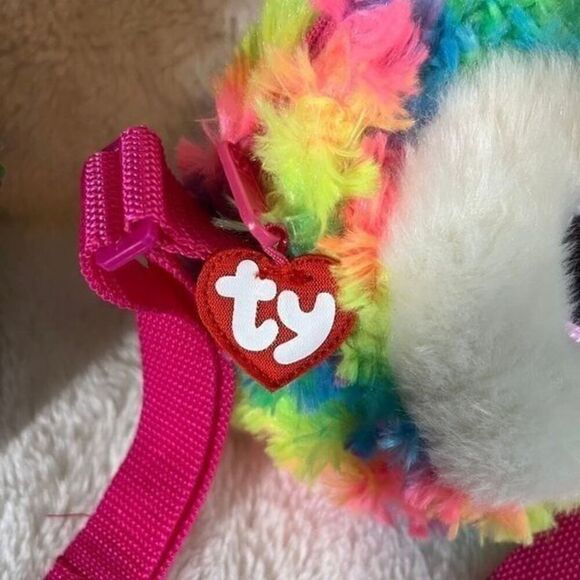 Ty Gear Beanie Boo Owen The Owl Purse - Picture 4 of 8